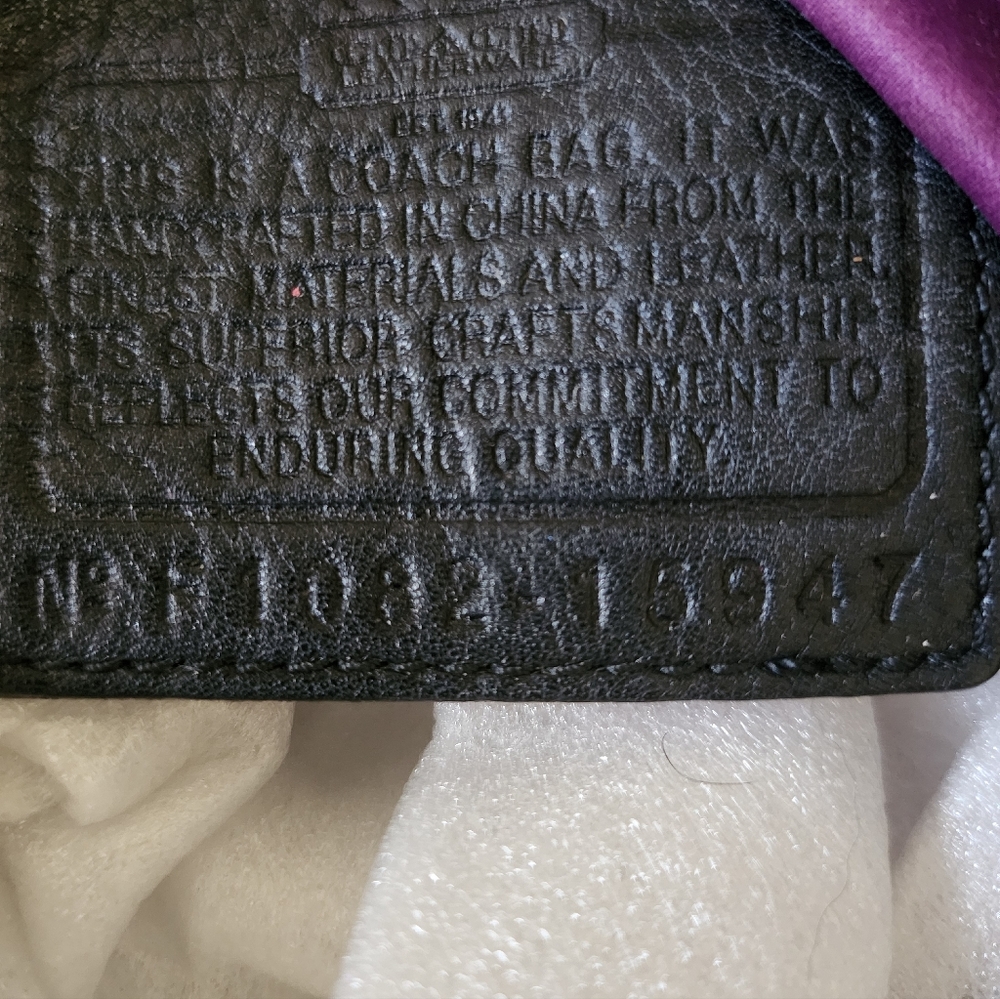 Coach Madison Black Textured Leather Satchel/Wallet Bundle EUC - Picture 15 of 16